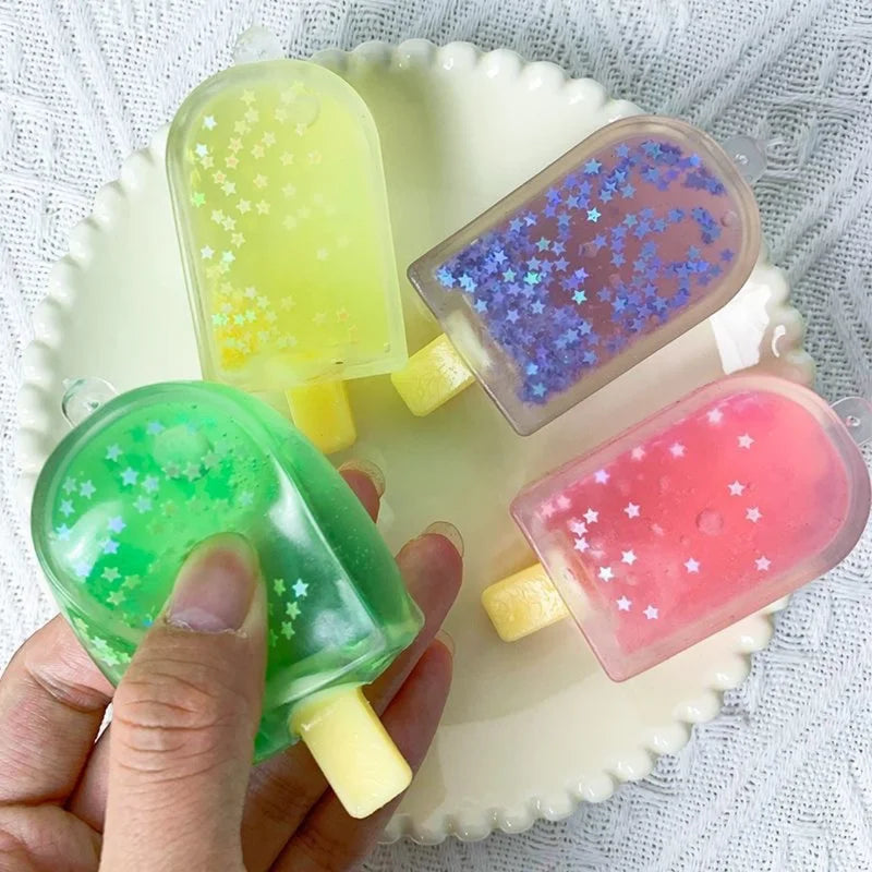Squishy Star Popsicle Fidget Toys