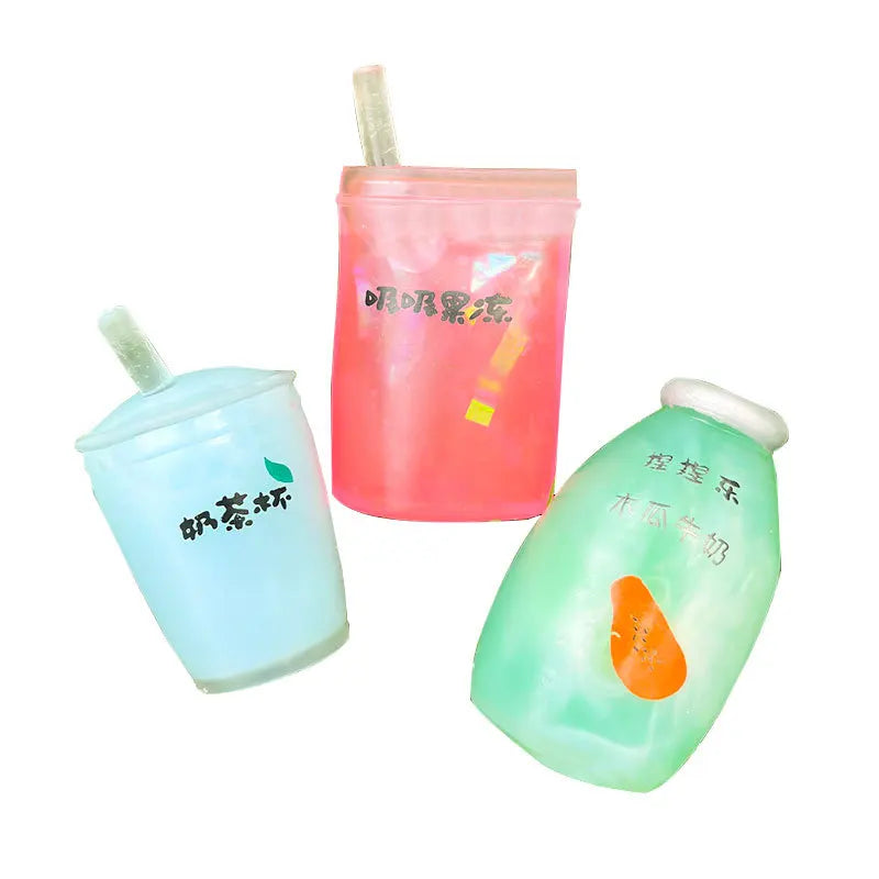 Cute Squishy Milk Tea Toy