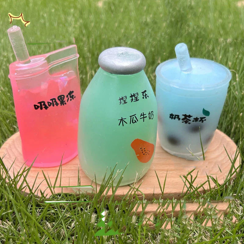 Cute Squishy Milk Tea Toy